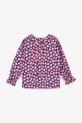 Blouse - Blue April Poplin cotton impair