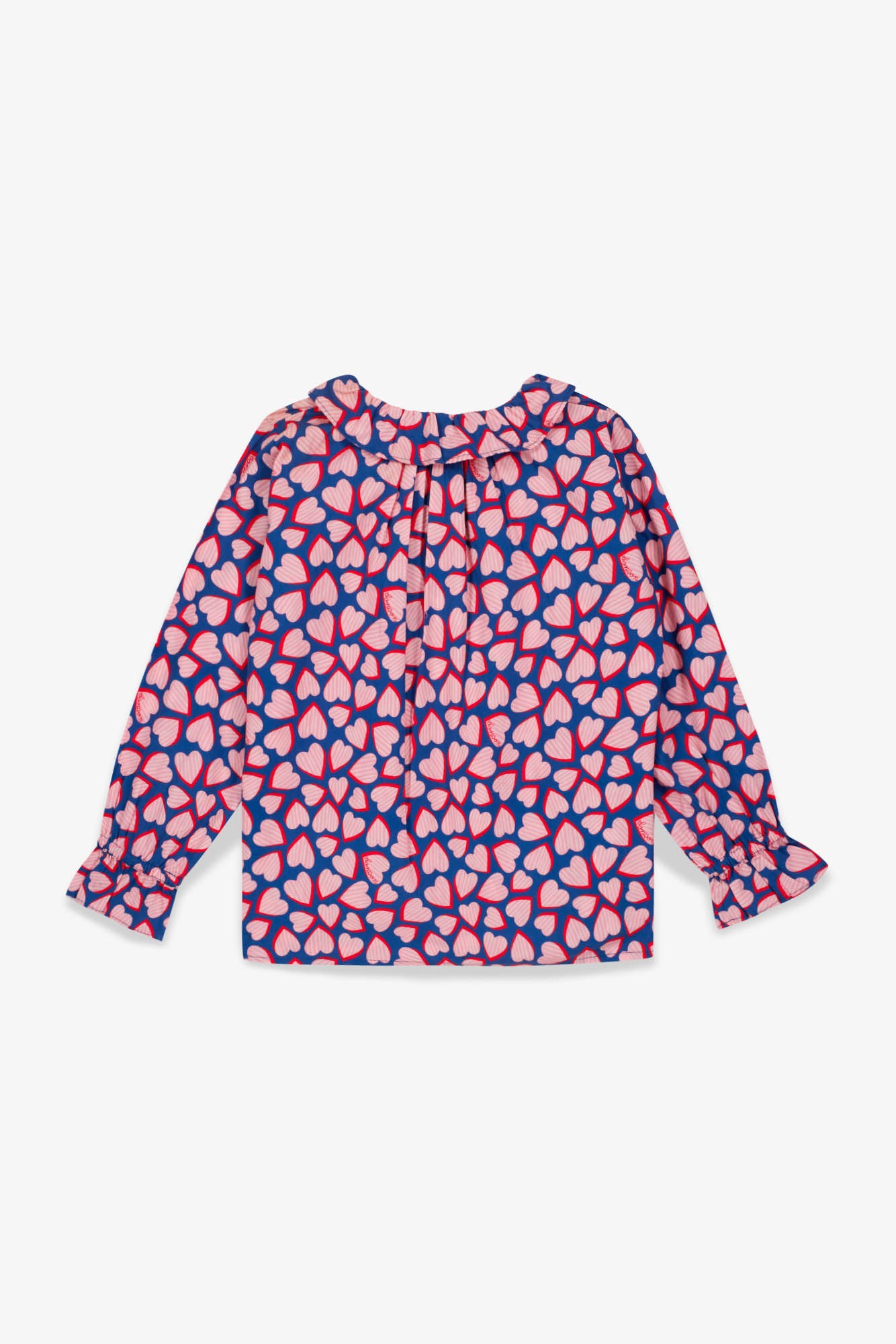 Blouse - Blue April Poplin cotton impair