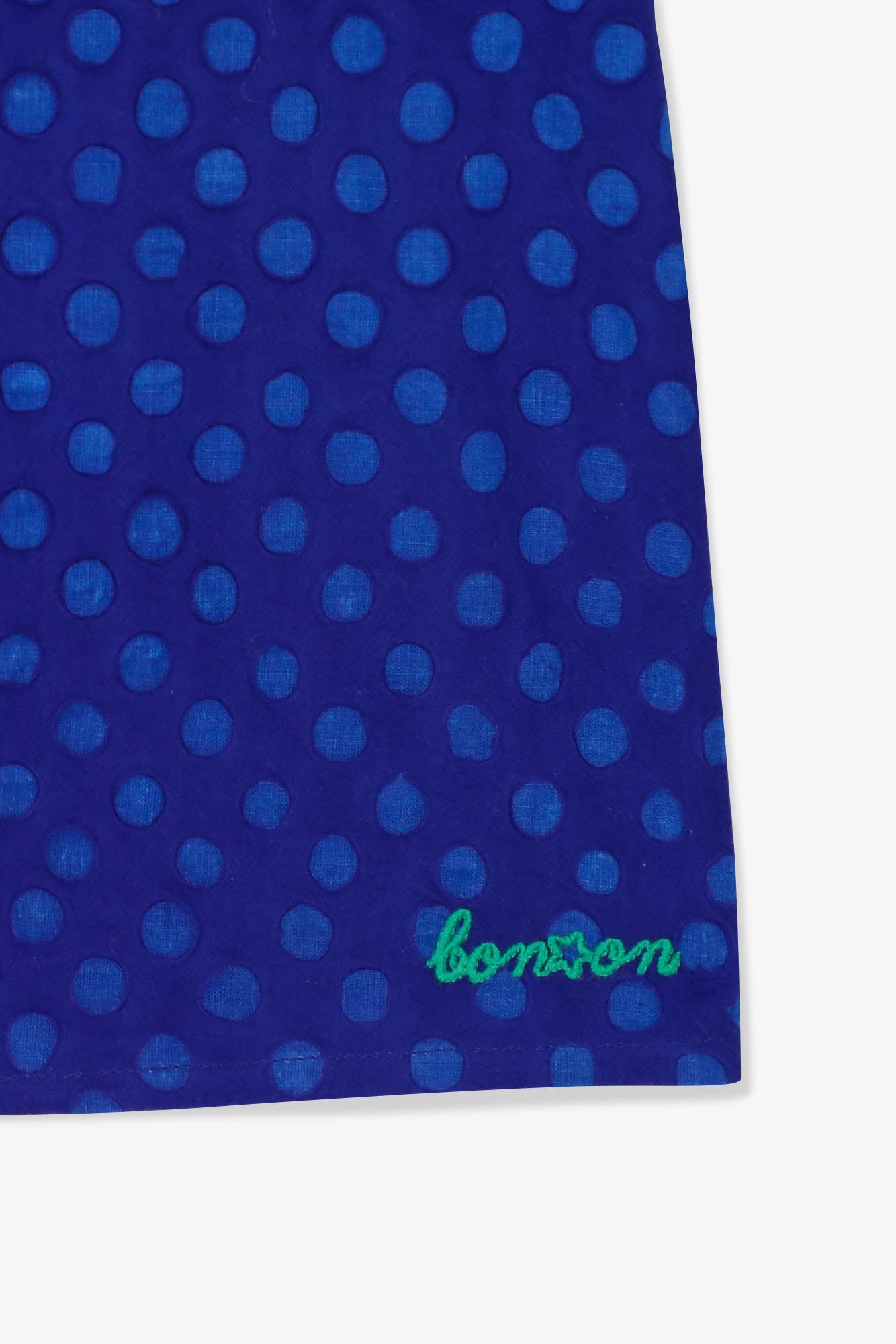 Blouse - Aida Blue Poplin pea cotton