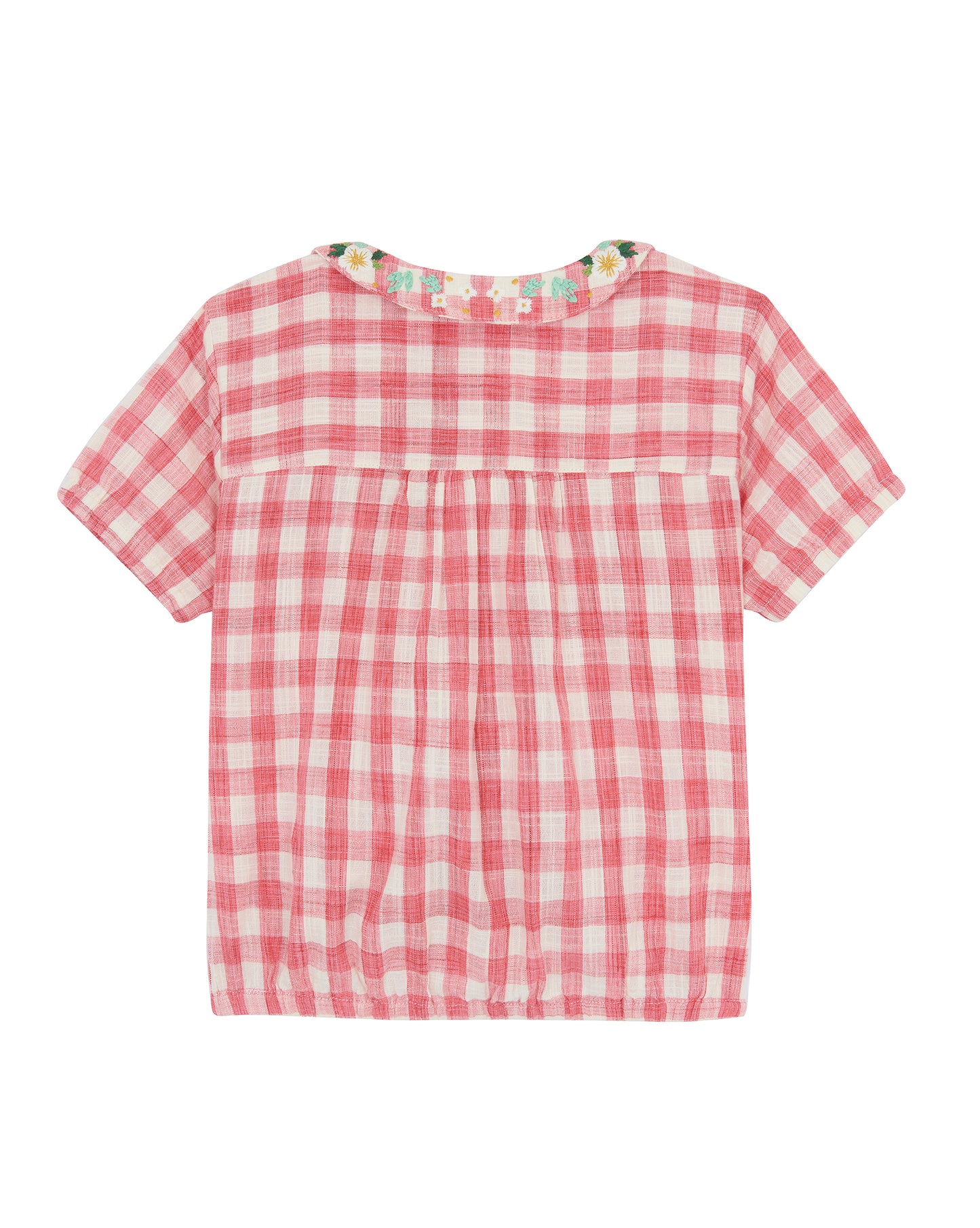 Shirt - area Red Cotton and Lyocell Print