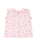 Blouse - nectarine Pink Cotton shaped Print