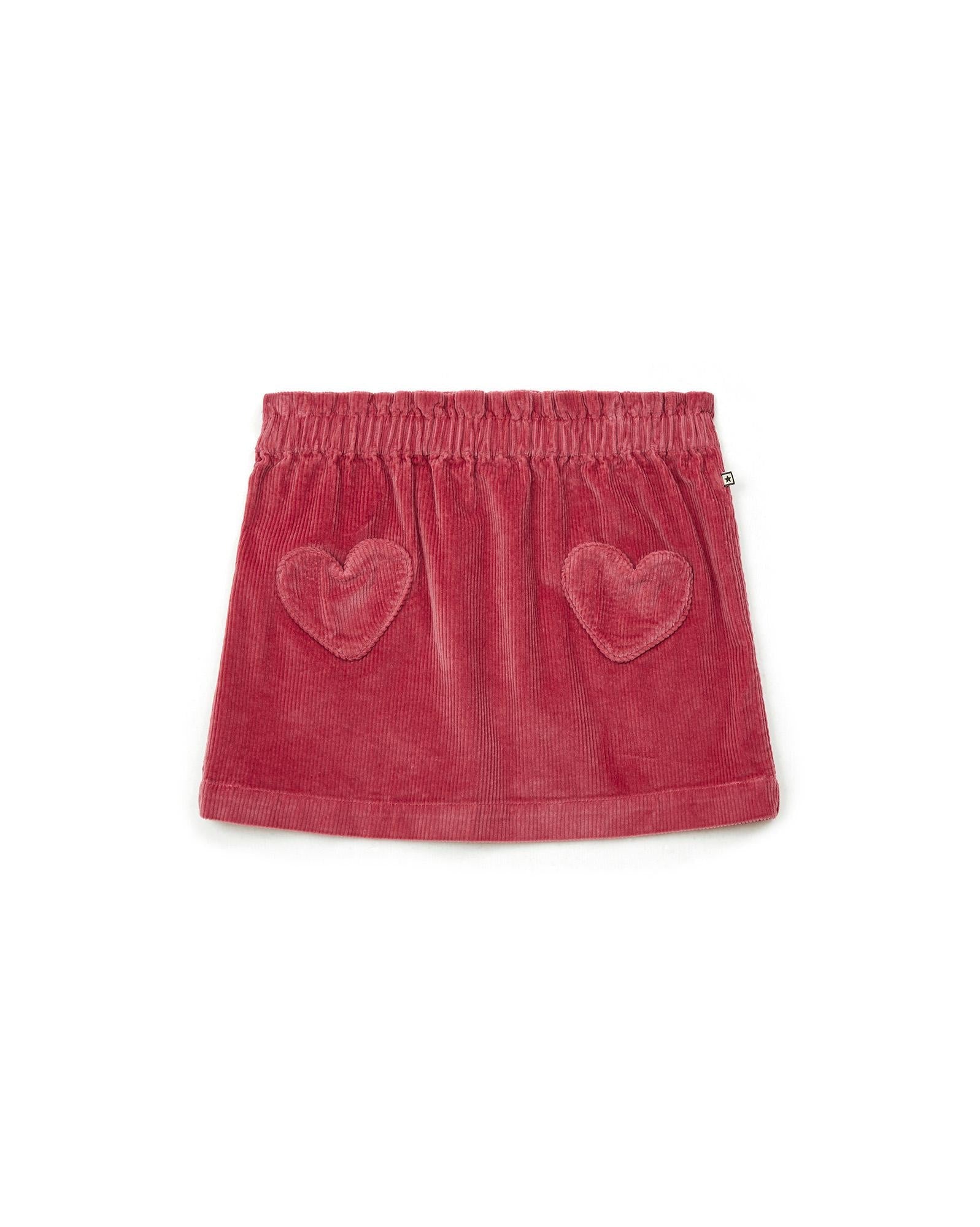 Jupe Douchka rose en velours