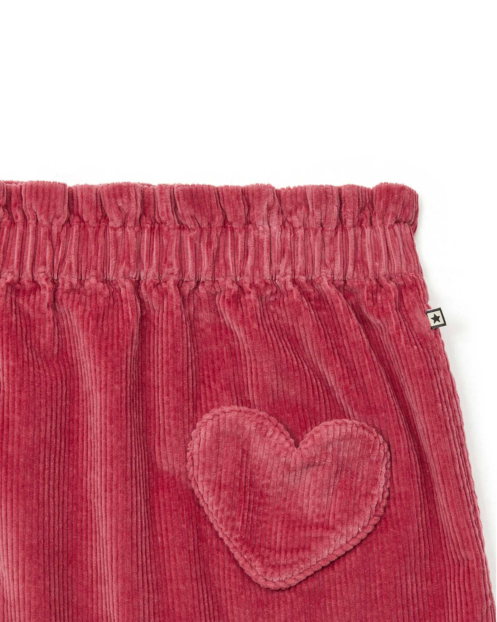 Jupe Douchka rose en velours
