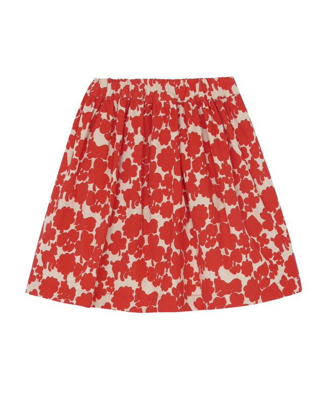 Skirt - Hedda Red in mini Velvet - Image alternative