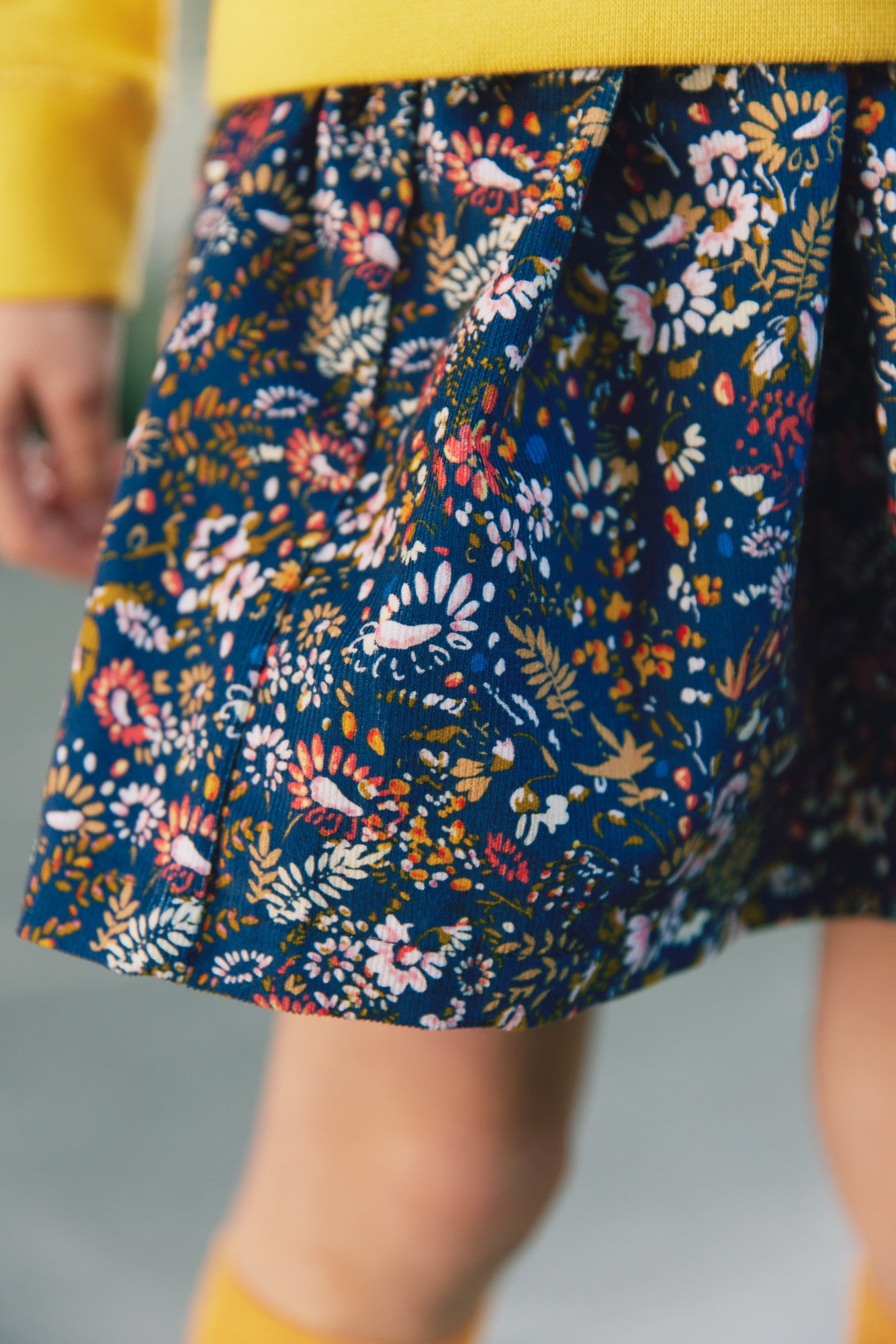 Skirt - Fleuri raspberry