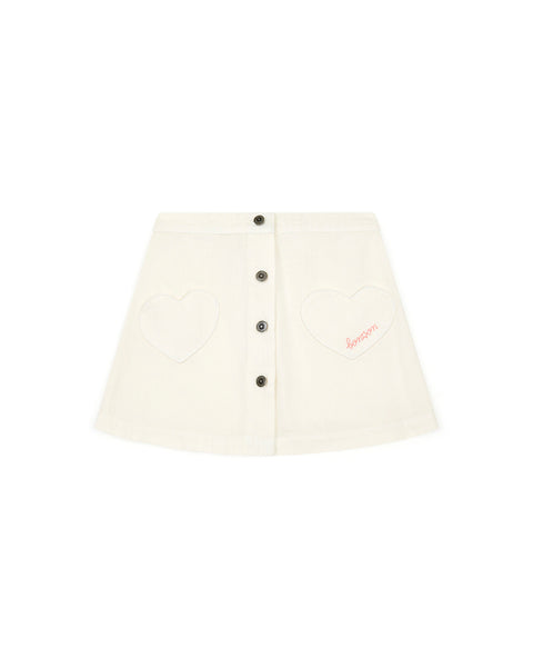 Jupe - India écrue twill de coton - Image principale