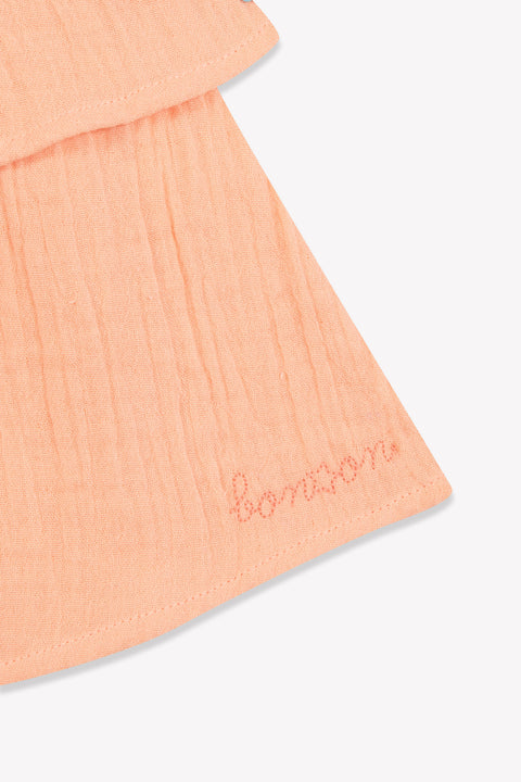 Jupe - Bali orange double gaze coton - Image principale