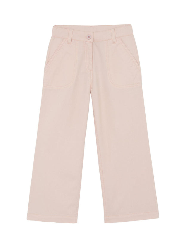 Pantalon - Hakiko rose en 100% coton - Image principale