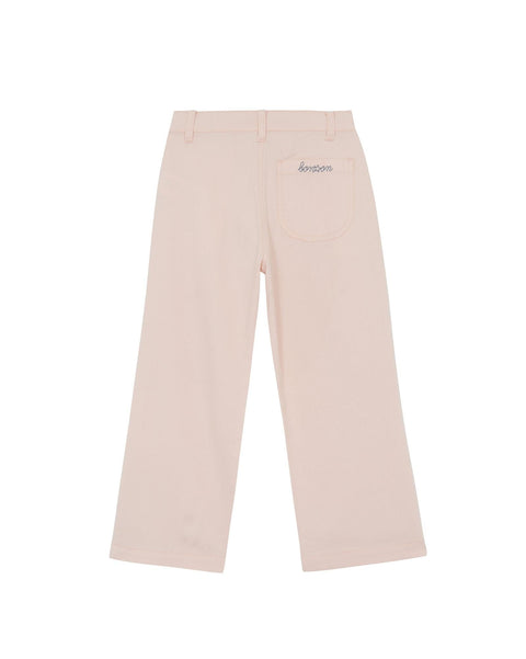 Pantalon - Hakiko rose en 100% coton - Image principale