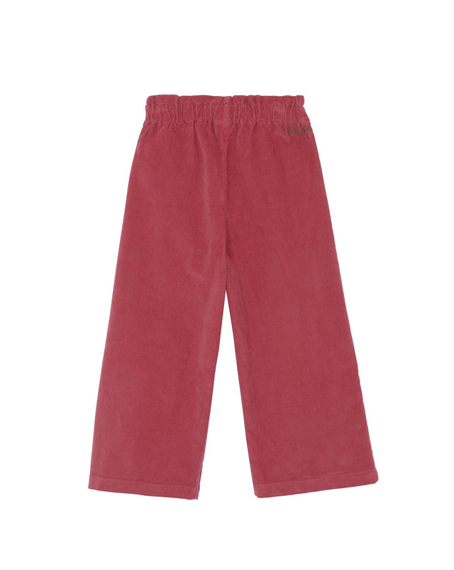 Trousers - Eve Pink in Velvet - Image principale