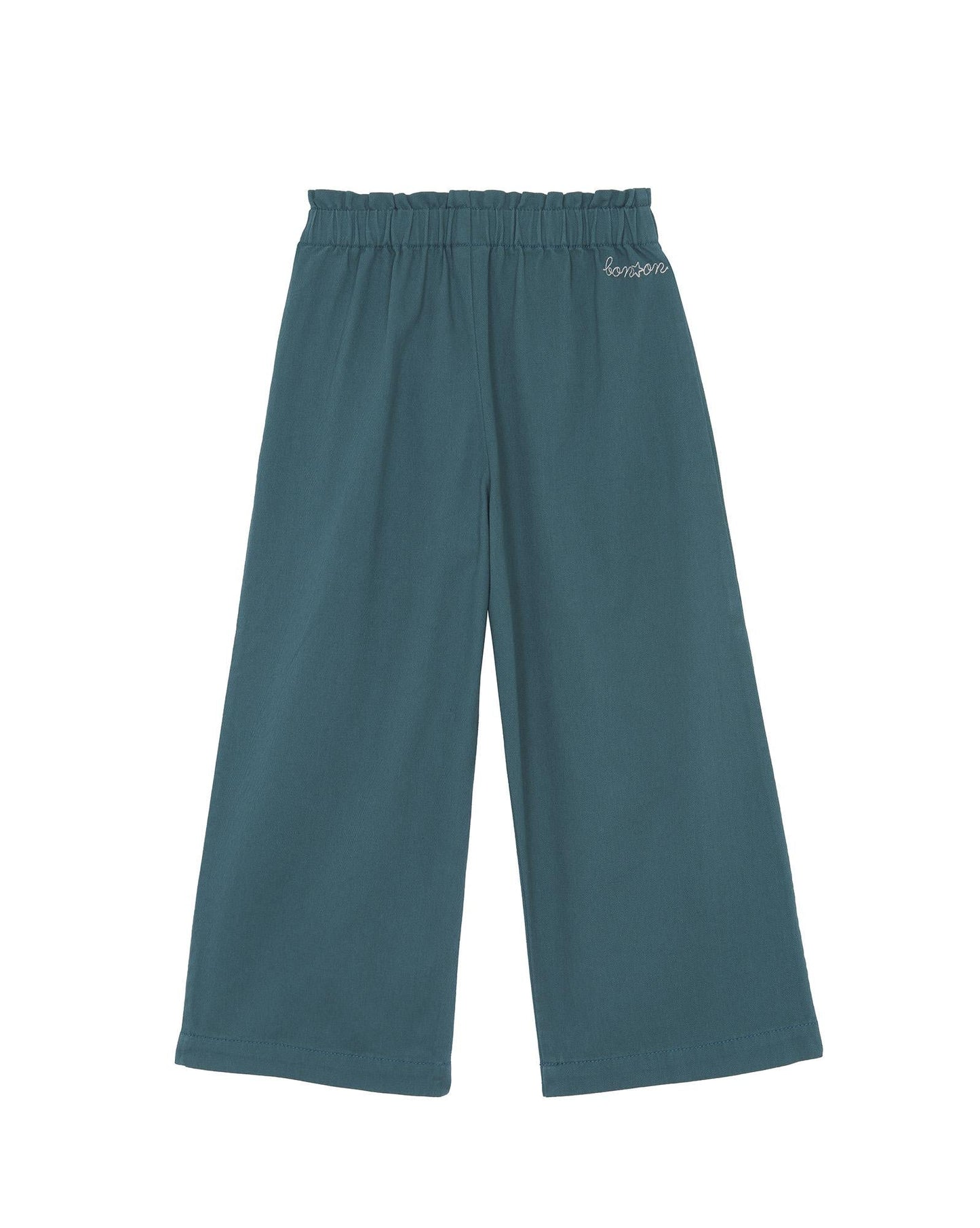 Trousers - Eve Green scraped twill