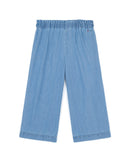 Trousers - Chacha Blue Cotton Chambray