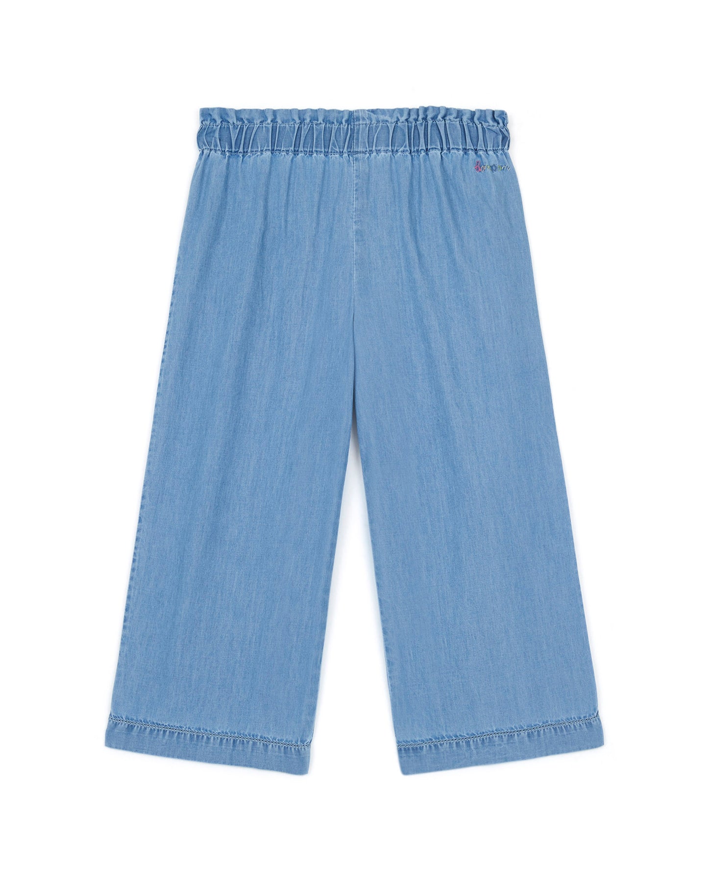 Pantalon - Chacha bleu chambray coton