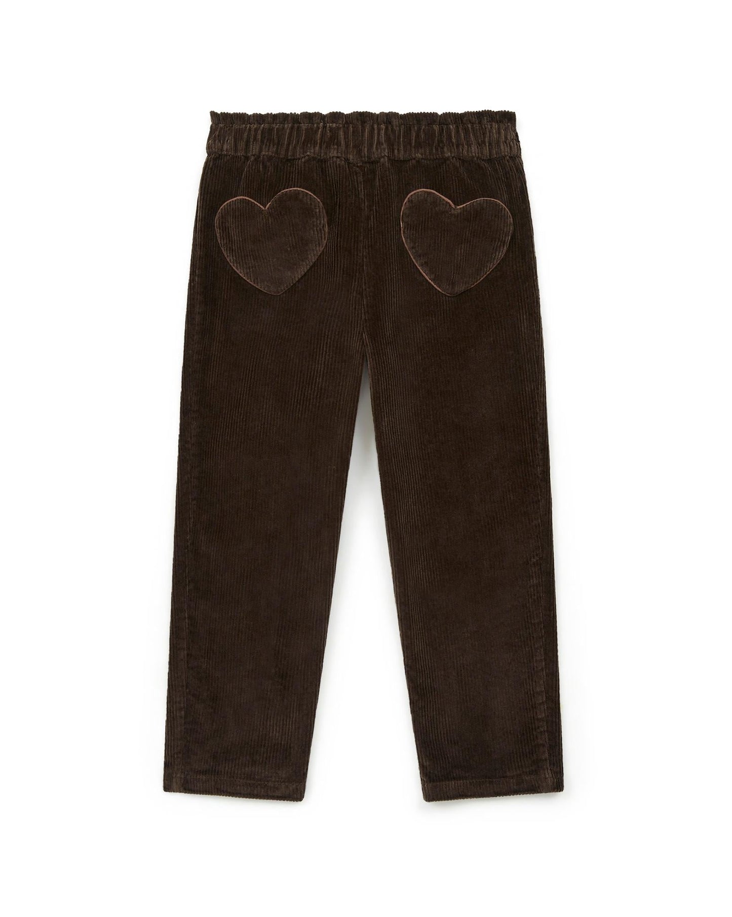 Pantalon - Duck marron en velours souple