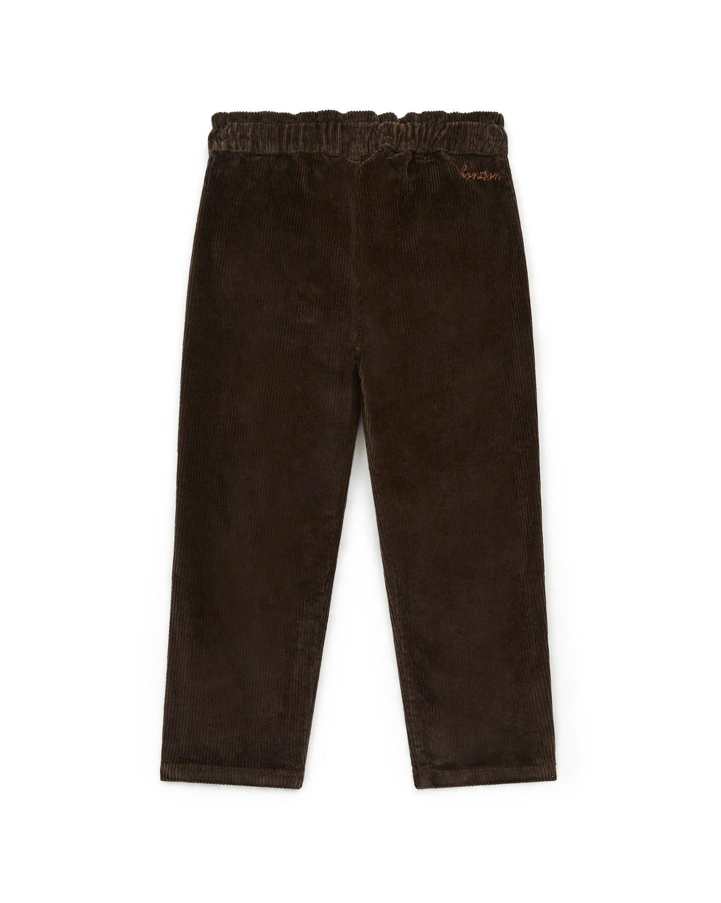 Trousers - Marron Duck in Velvet flexible