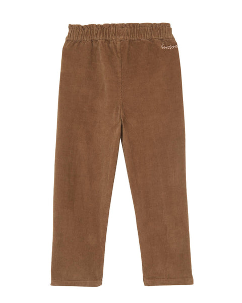 Pantalon - Duck marron en velours côtelé - Image principale