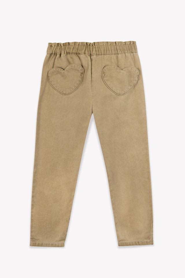 Trousers - Duck Beige cotton canvas and linen - Image alternative