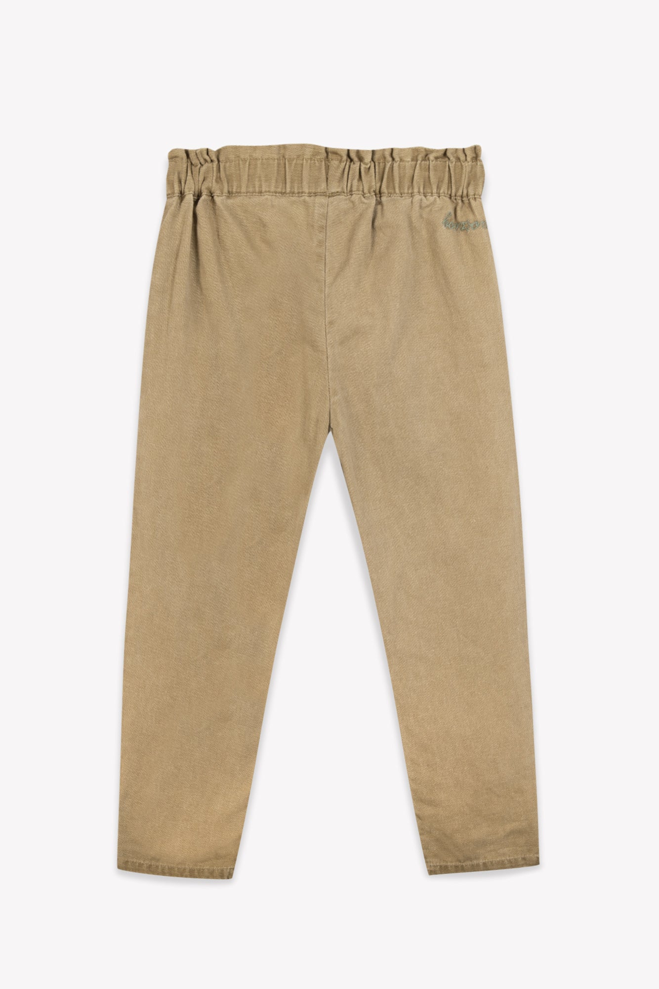 Trousers - Duck Beige cotton canvas and linen