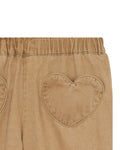 Trousers - Duck Beige cotton canvas and linen