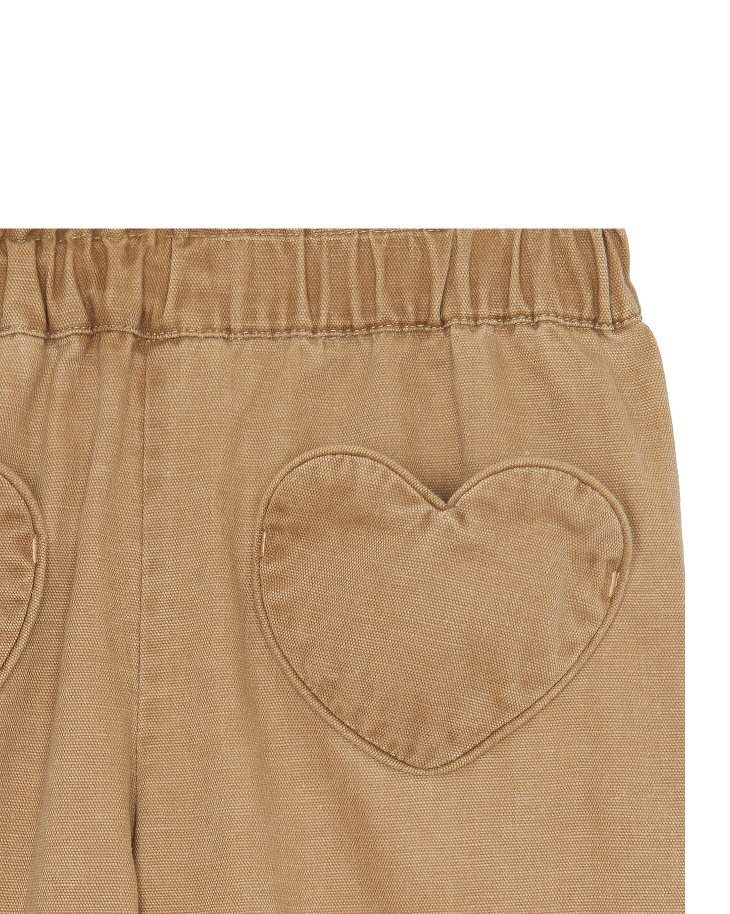 Trousers - Duck Beige cotton canvas and linen