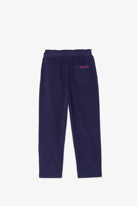 Pantalon - Babylon navy bonton - Image principale