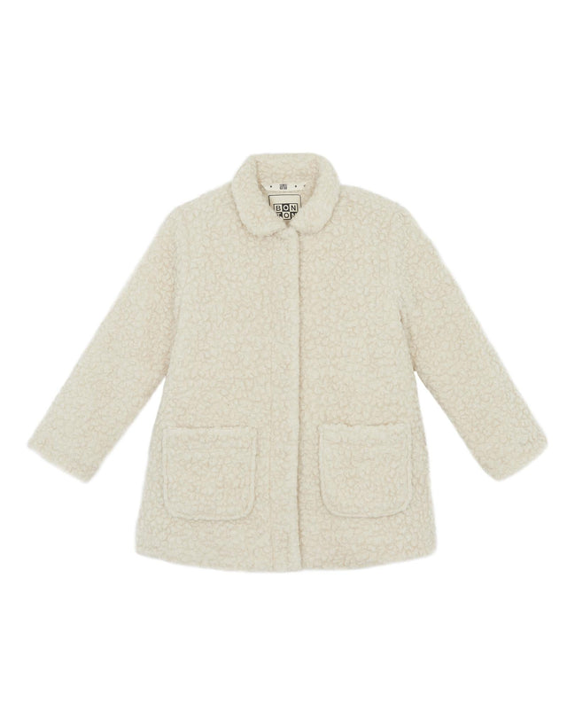 Coat - Suzanne Marron in woolen - Image principale