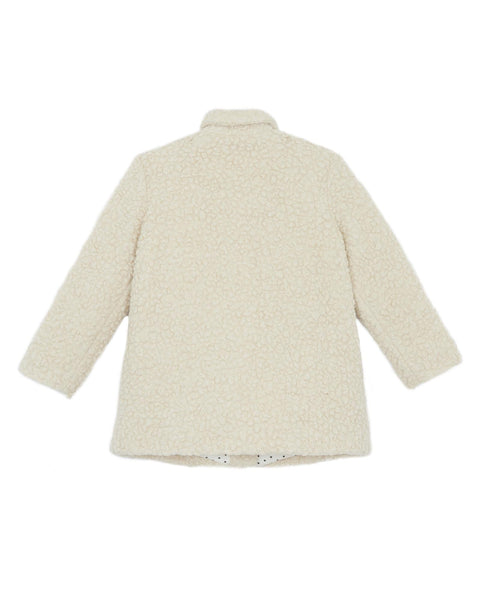 Coat - Suzanne Marron in woolen - Image principale