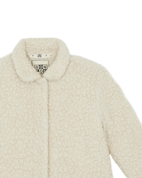 Coat - Suzanne Marron in woolen - Image principale