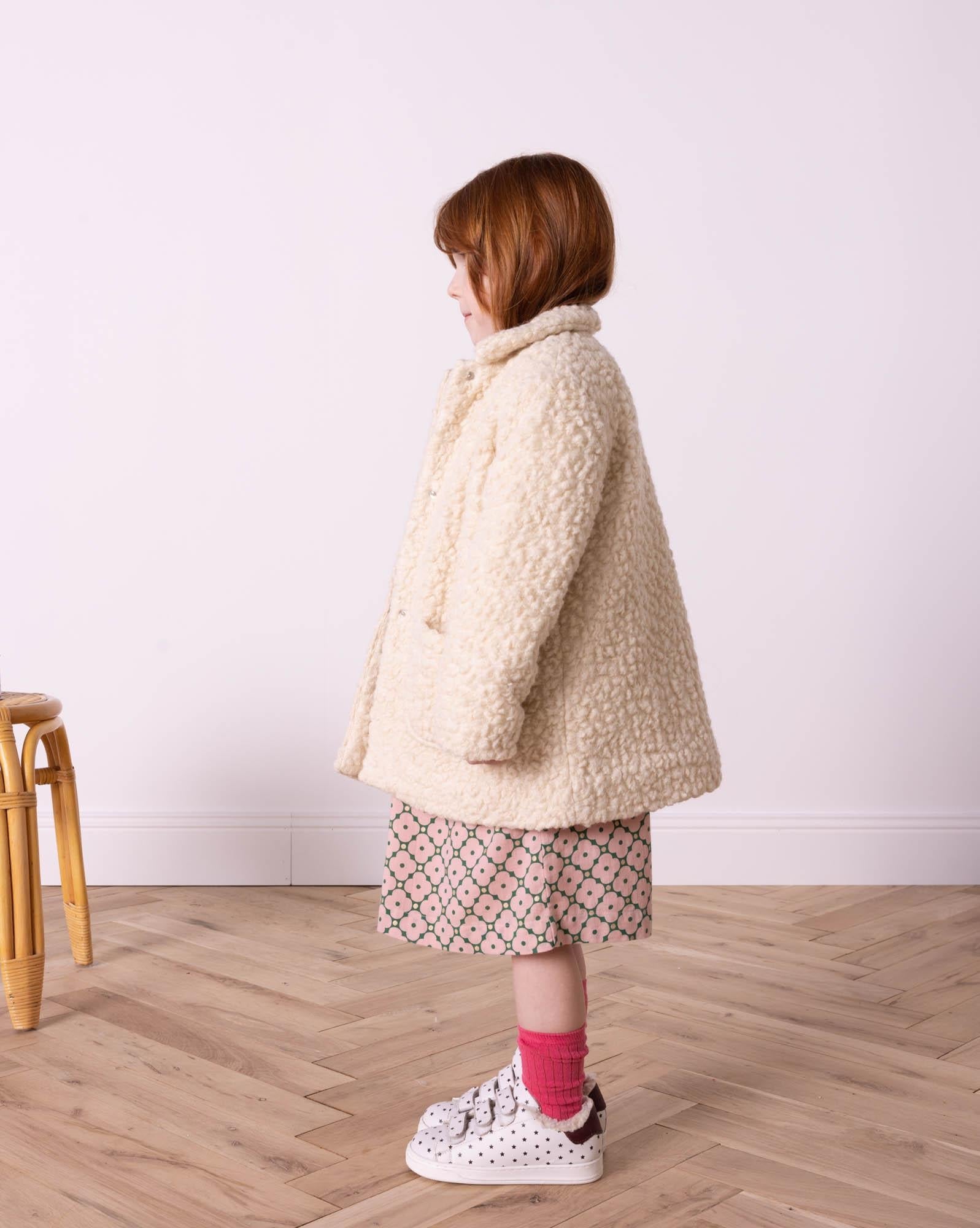 Manteau Suzanne marron en lainage