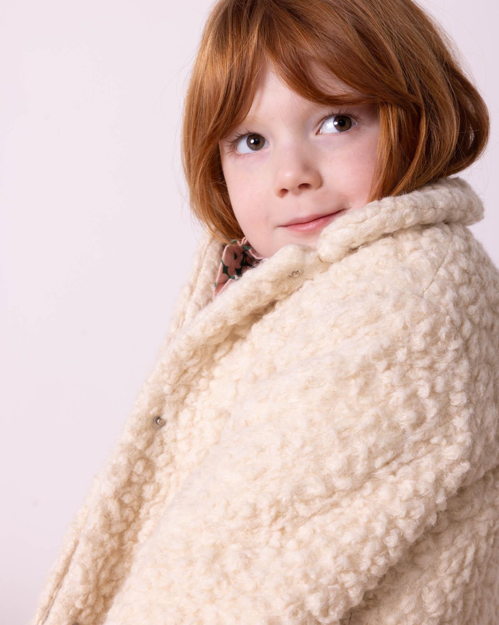 Manteau Suzanne marron en lainage