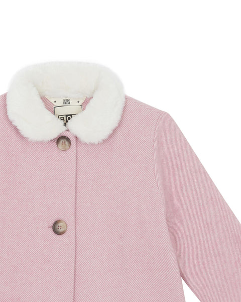 Coat - Suzanne Pink striped - Image principale