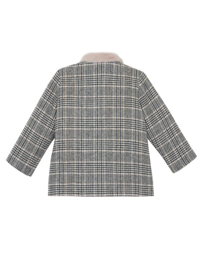 Coat Suzanne Pink woolen