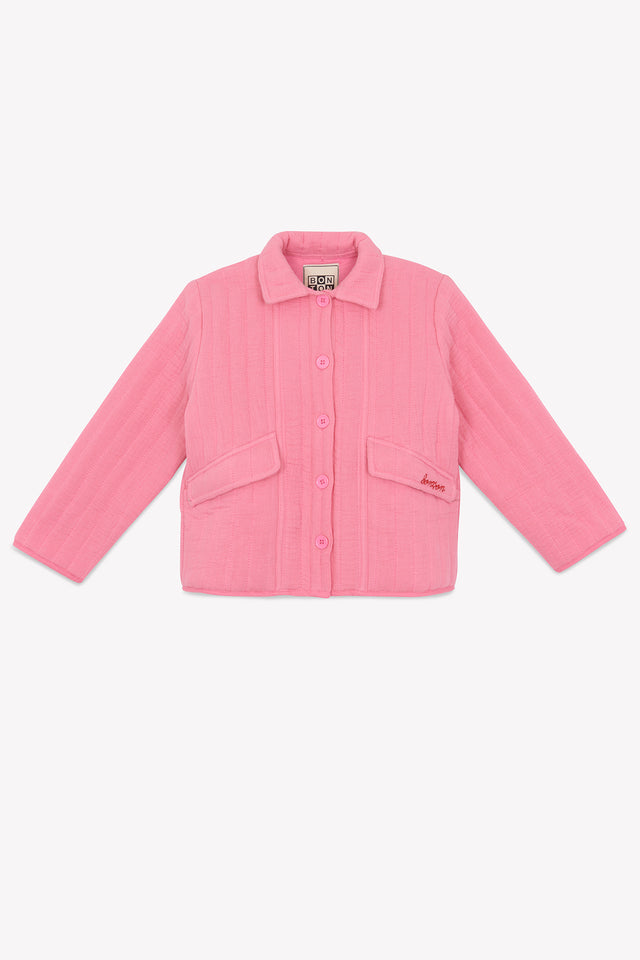 Veste - Ico rose double gaze organique - Image principale