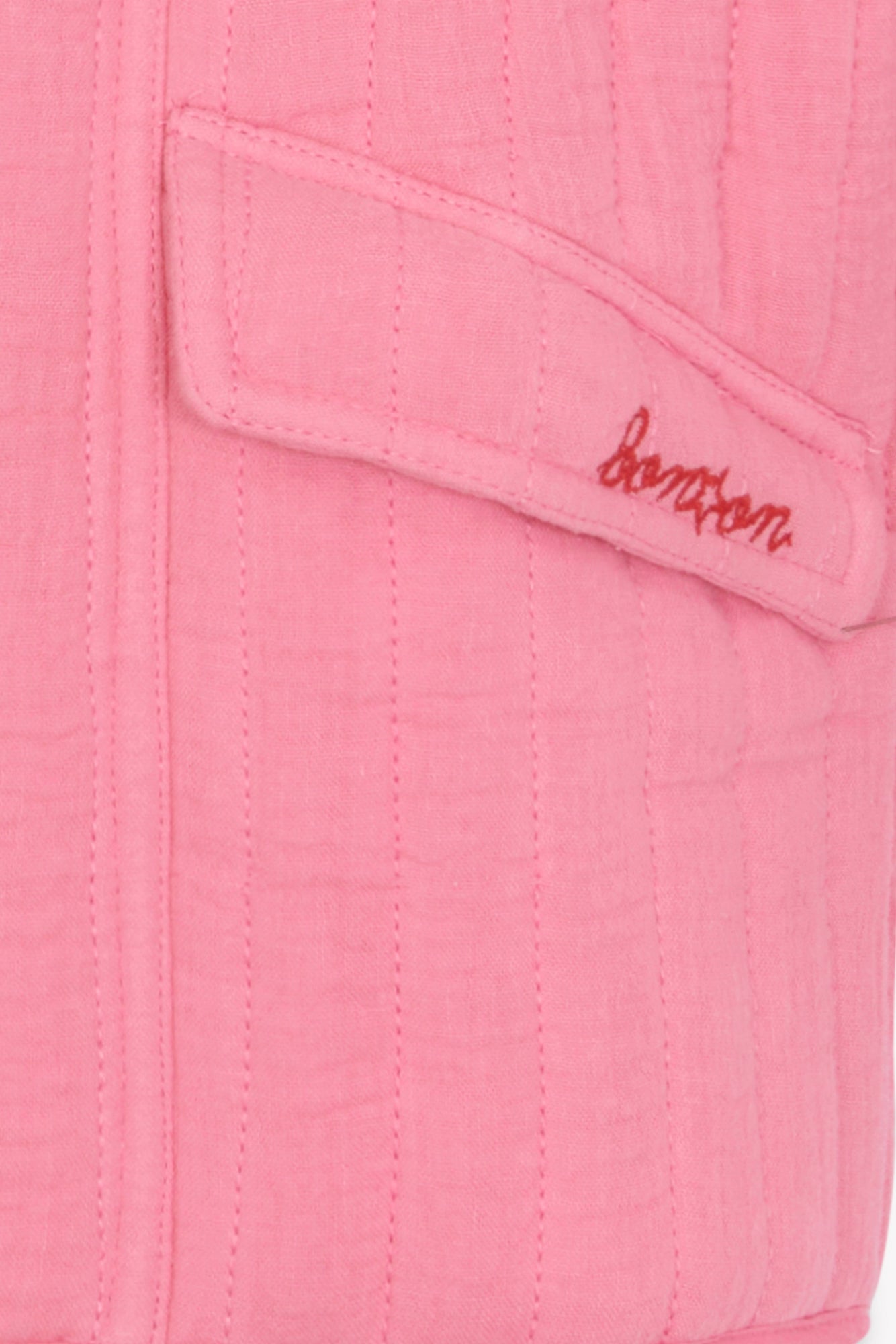 Veste - Ico rose double gaze organique