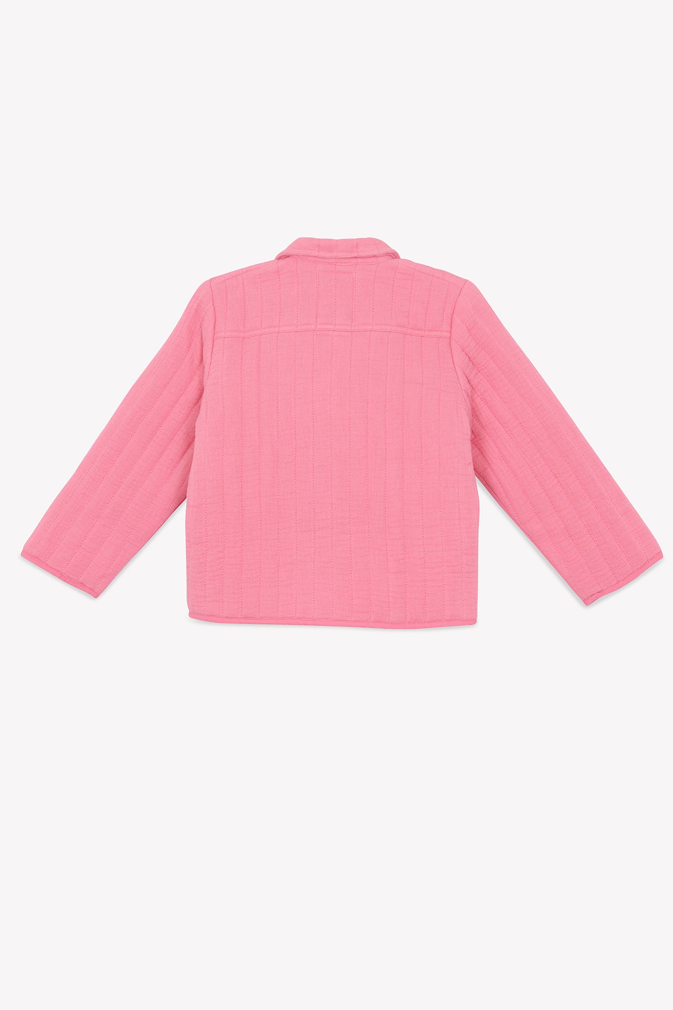 Veste - Ico rose double gaze organique