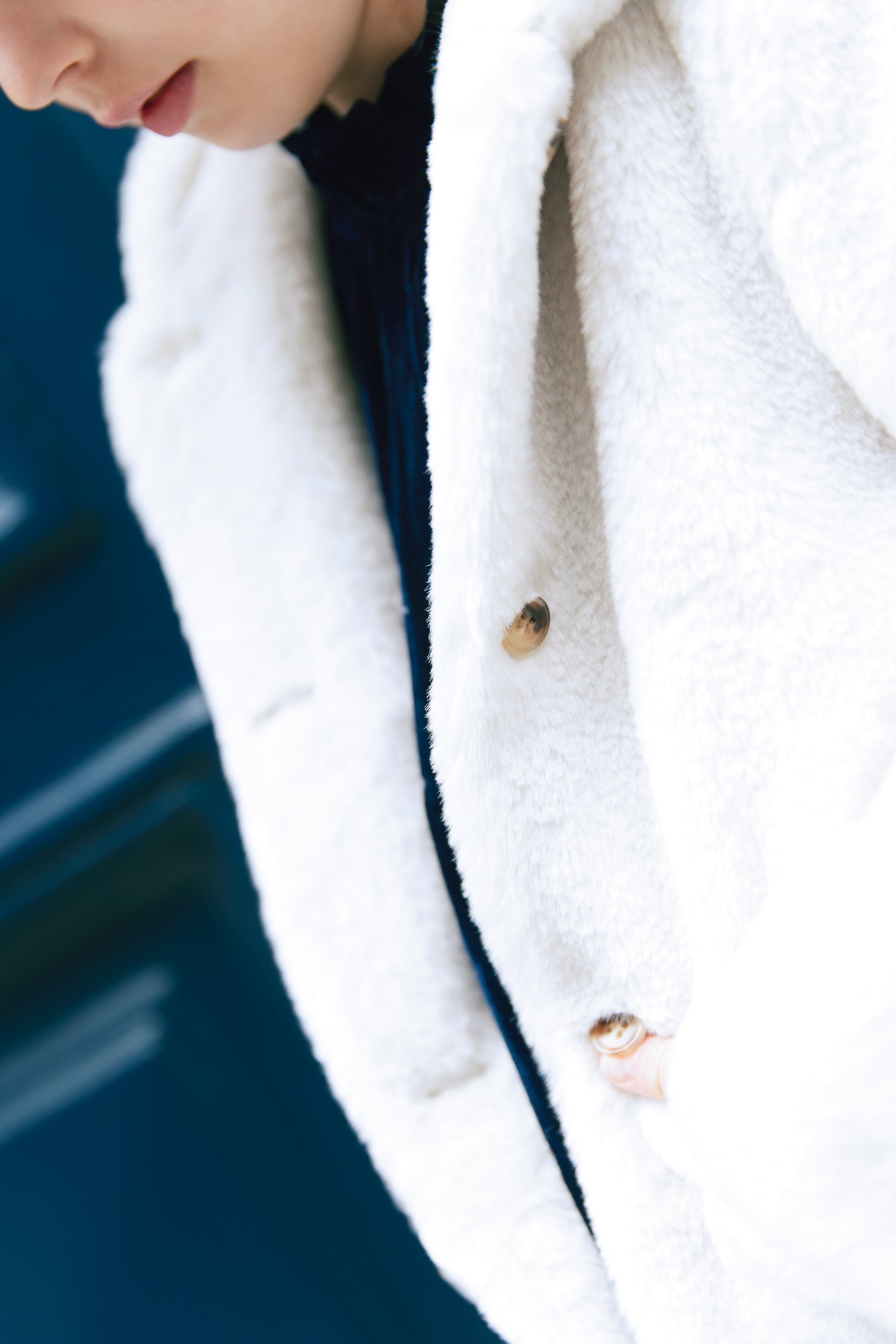 Coat - Bonton cream Saturn