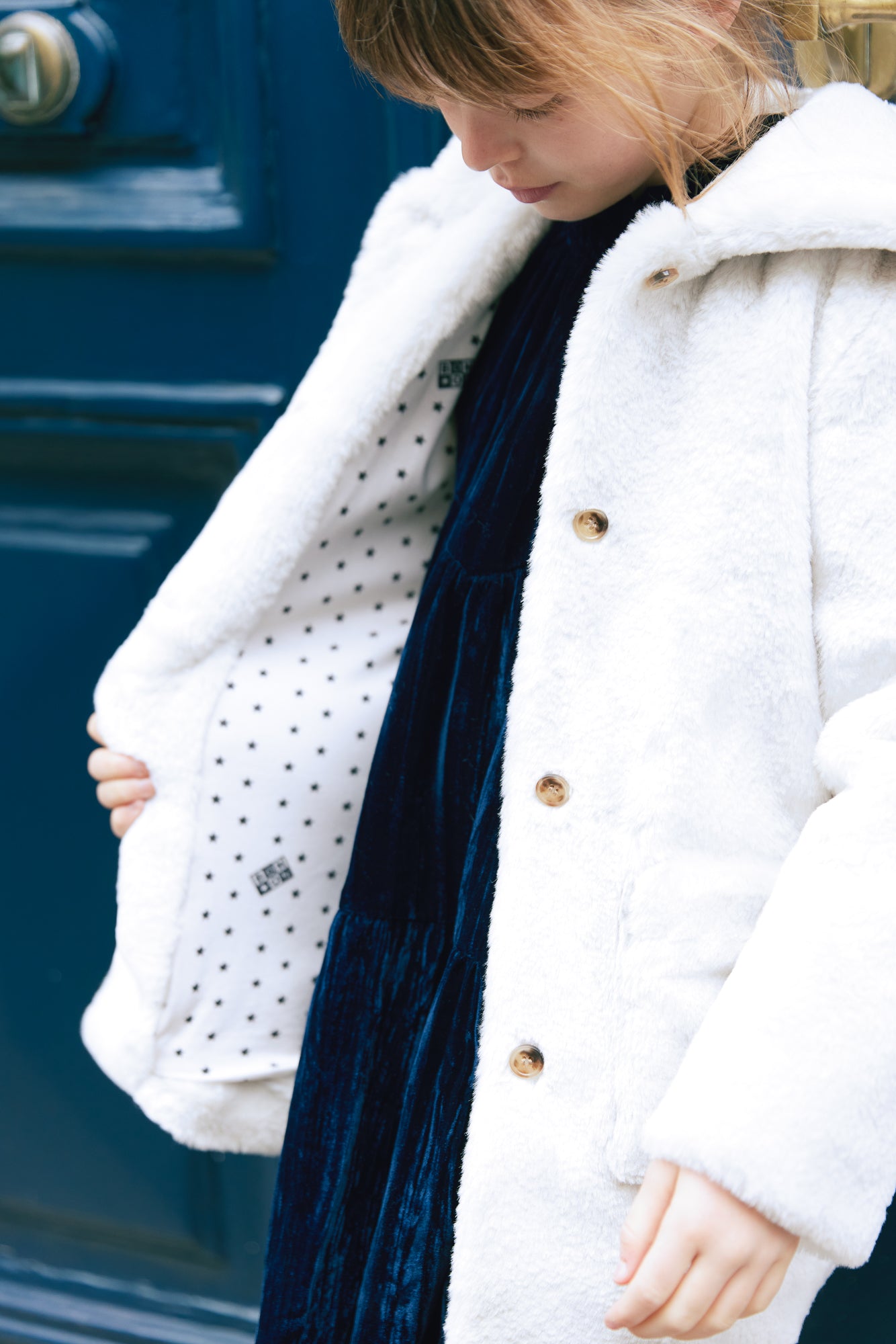 Coat - Bonton cream Saturn