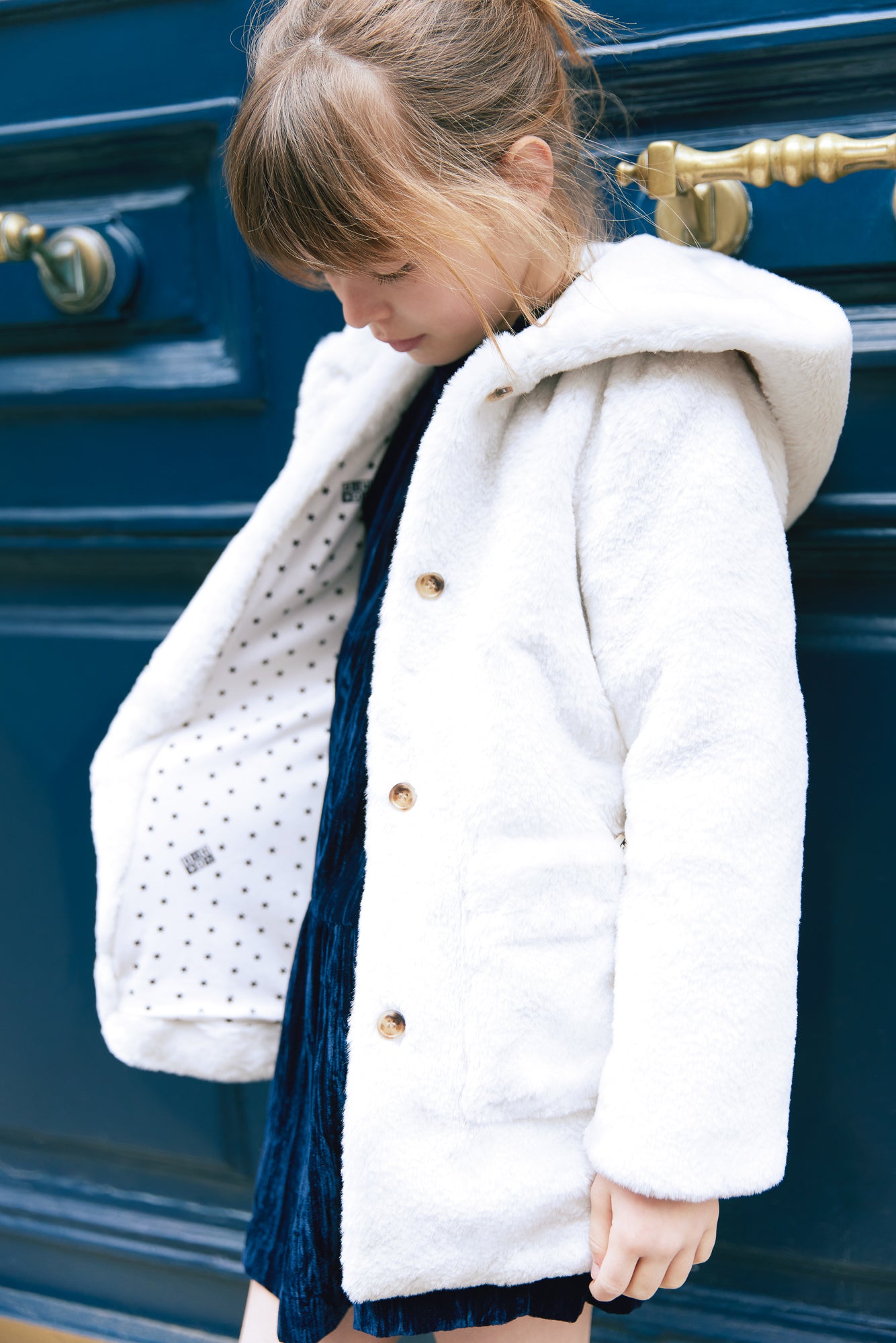 Coat - Bonton cream Saturn