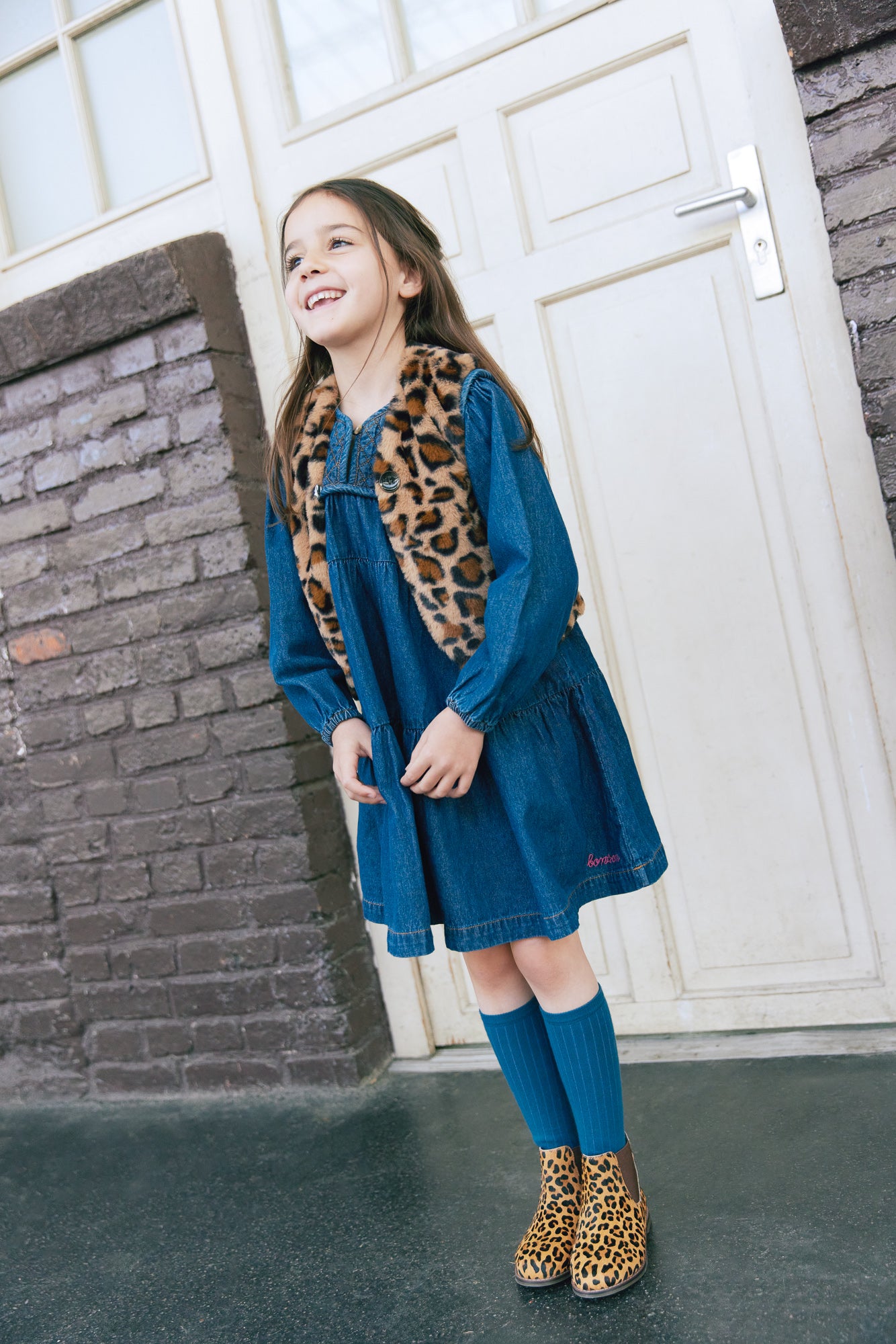 Robe - Janet chambray bleu