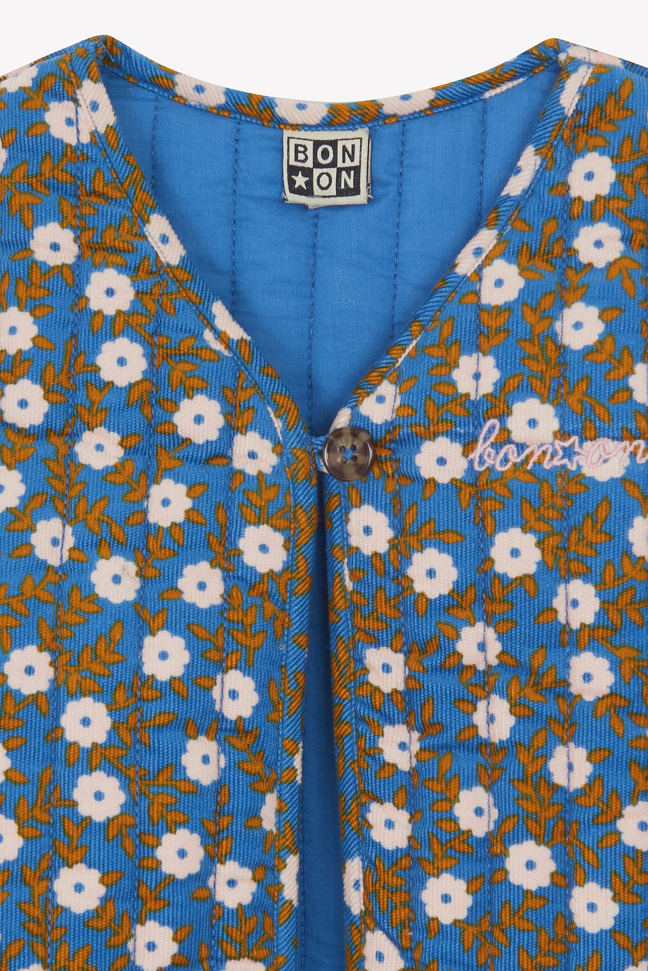Cardigan - Betib Print foulfleur Blue