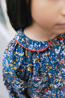 Blouse  - Figue velours imprimé october flower