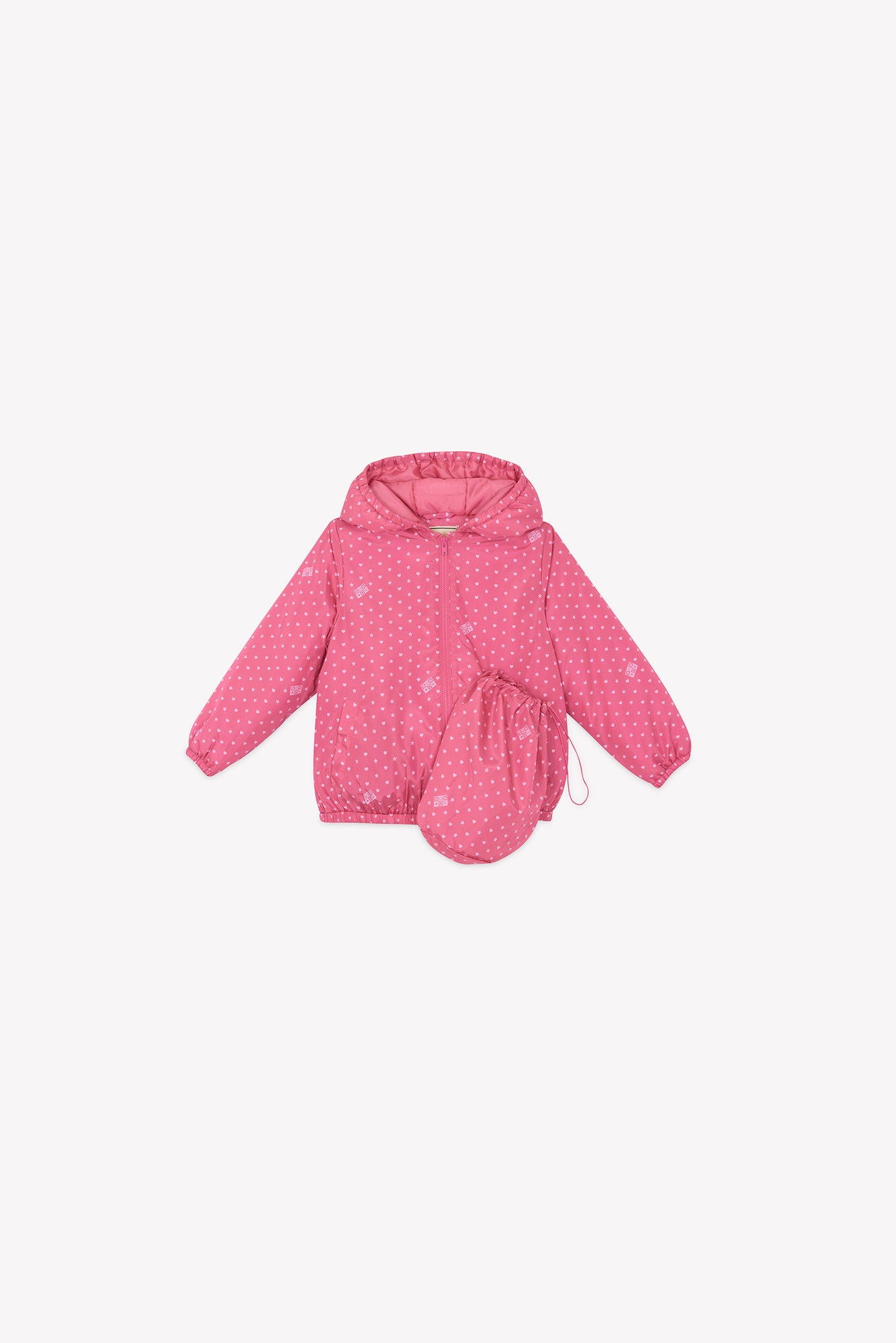 Veste - Flotte rose imprimé étoiles