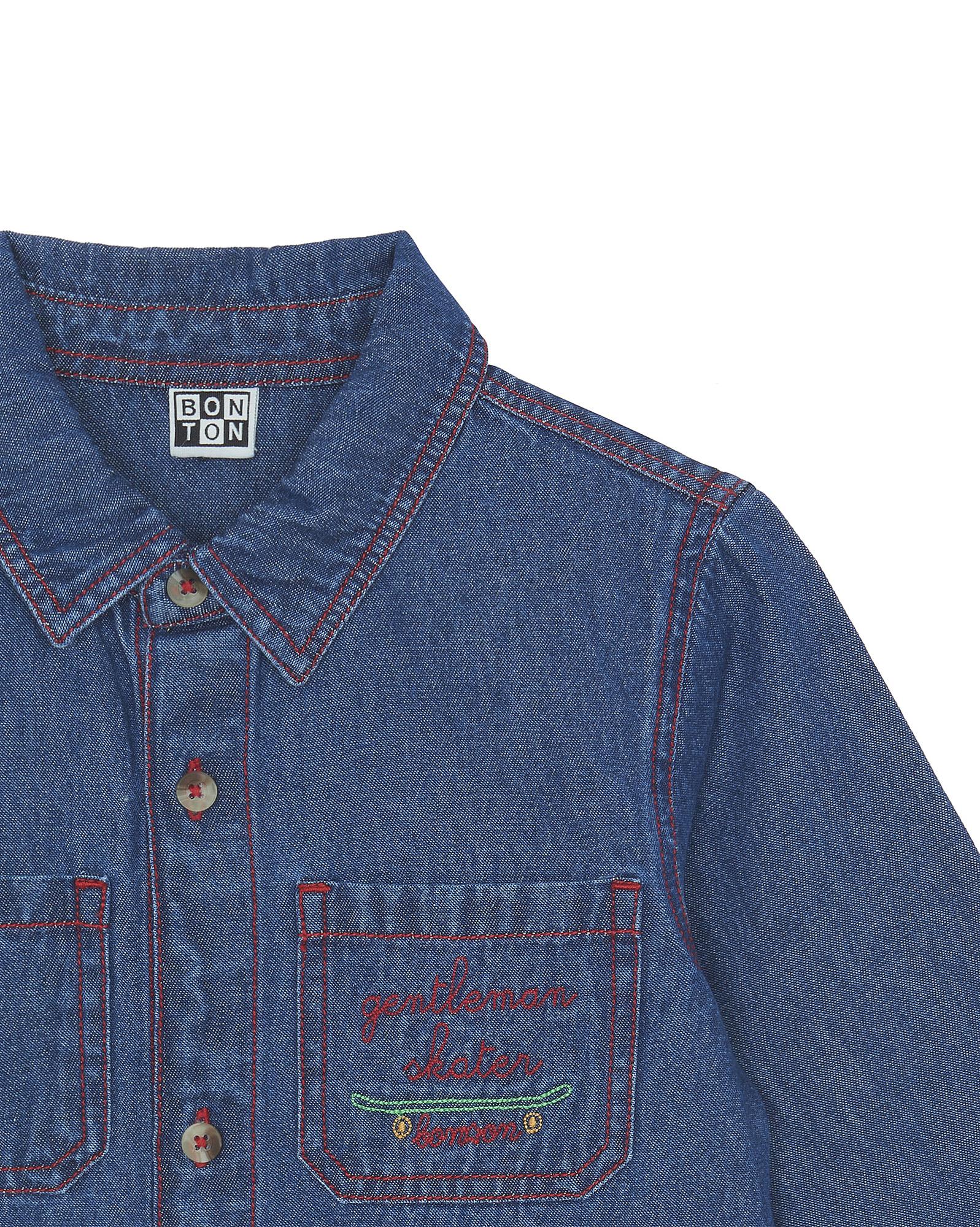 Chemise Paname bleue en denim