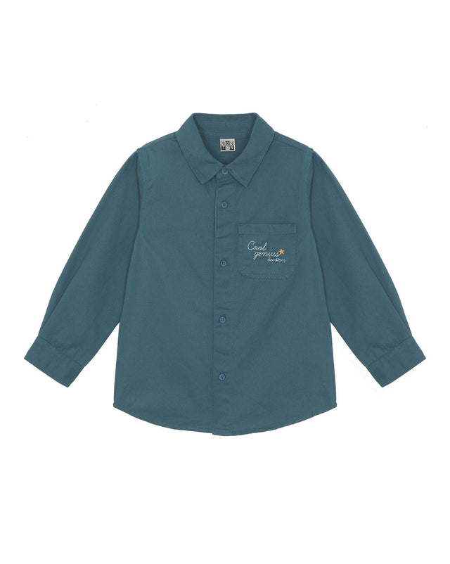 Shirt - Green paname in 100% cotton - Image principale
