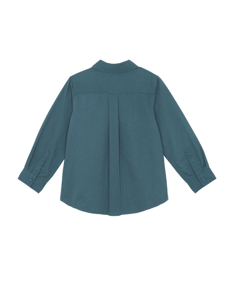 Shirt - Green paname in 100% cotton - Image principale