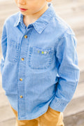 Shirt - Blue paname Chambray Cotton