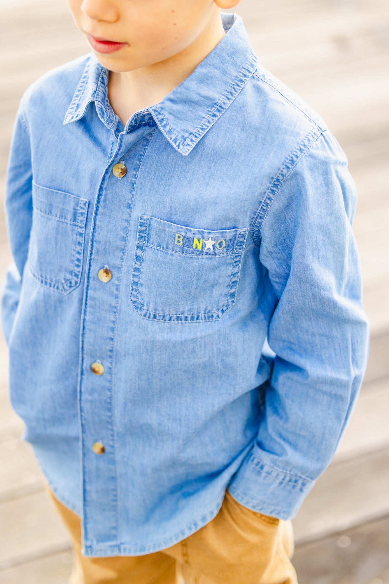 Shirt - Blue paname Chambray Cotton