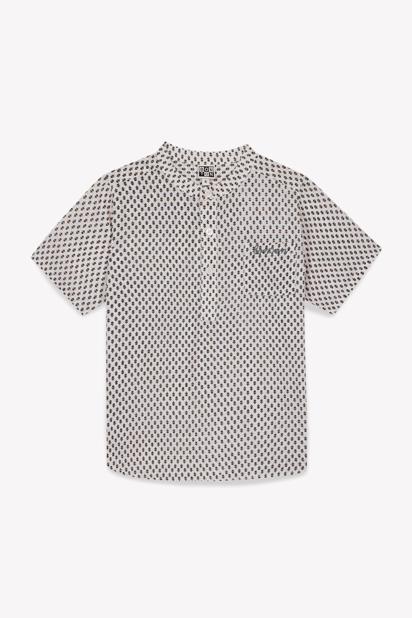 Shirt - Garou Flower Cotton veil Print flower