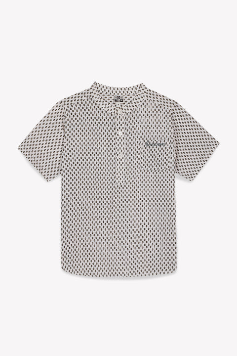 Chemise - Garou fleur voile de coton imprimé fleur - Image principale