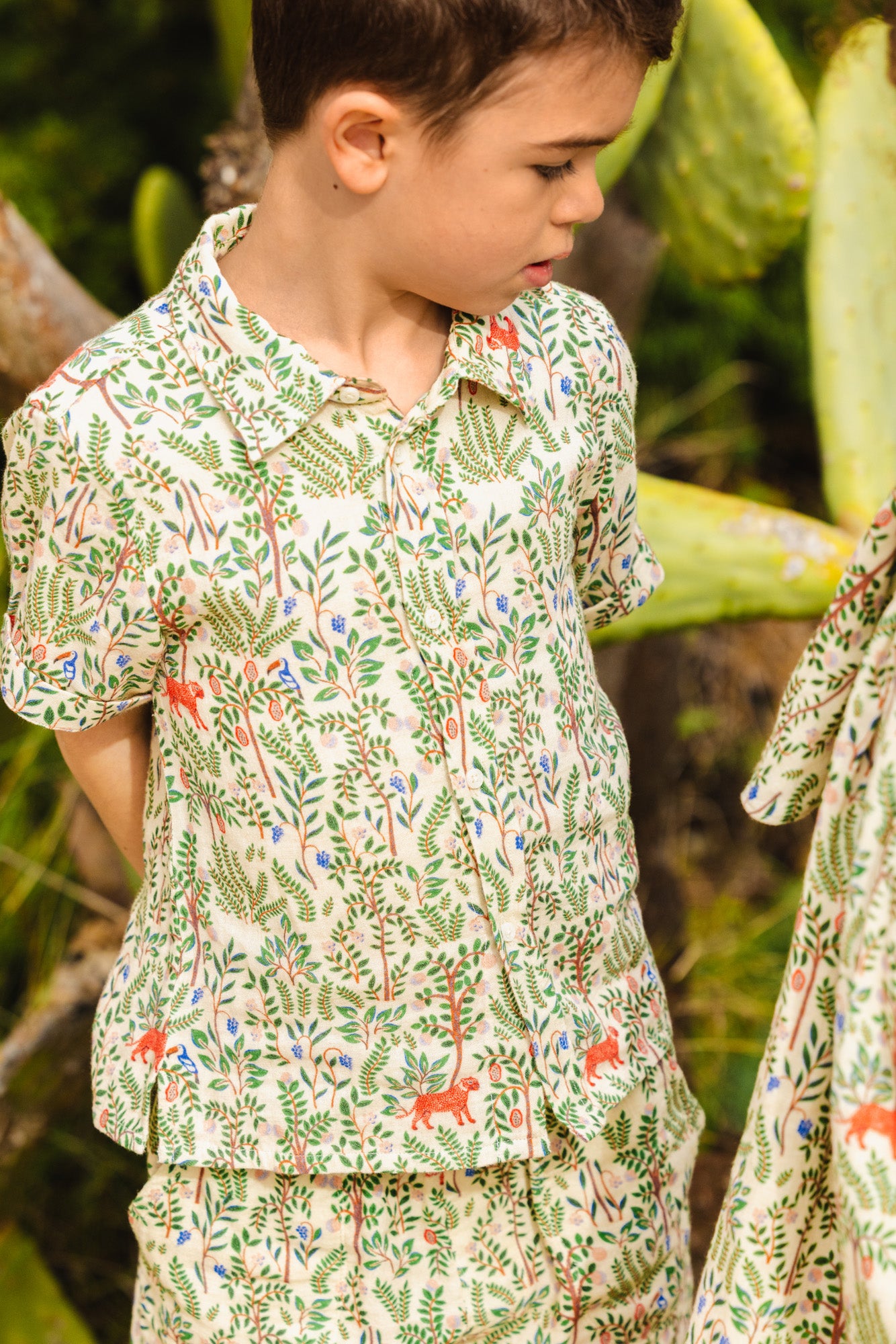 Shirt - Ice Savanne Double Gaze Cotton Printe